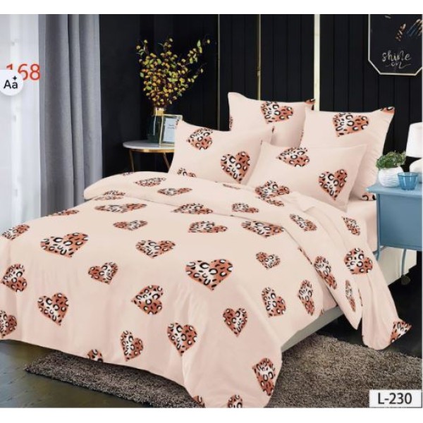 Lenjerie de pat FINET pentru 2 persoane, 6 piese ,L230 Lenjerie de pat FINET pentru 2 persoane, 6 piese ,L230