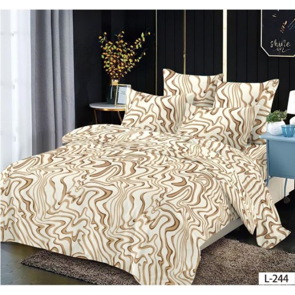 Lenjerie de pat FINET pentru 2 persoane, 6 piese , L244