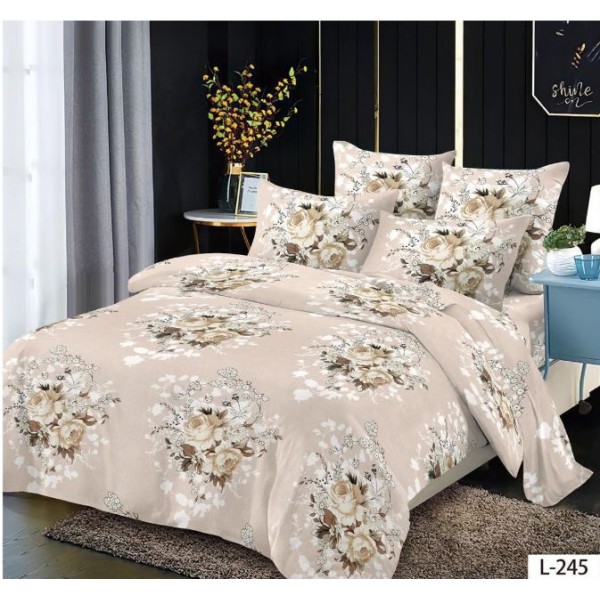 Lenjerie de pat FINET pentru 2 persoane, 6 piese , L245