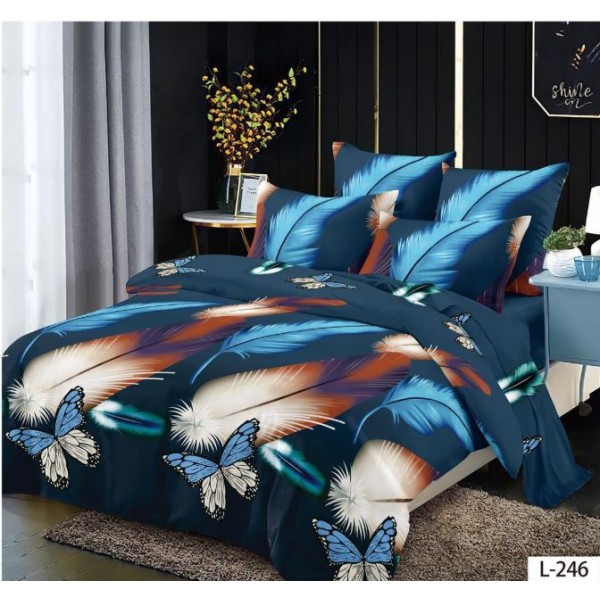 Lenjerie de pat FINET pentru 2 persoane, 6 piese , L246