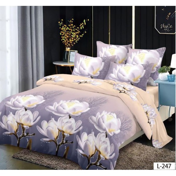 Lenjerie de pat FINET pentru 2 persoane, 6 piese , L247