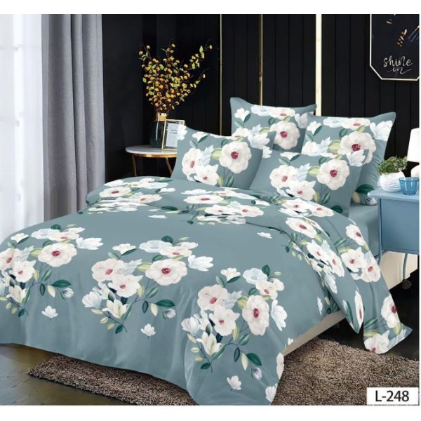 Lenjerie de pat FINET pentru 2 persoane, 6 piese , L248