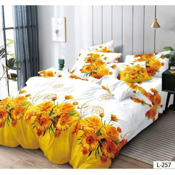 Lenjerie de pat FINET pentru 2 persoane, 6 piese , L257