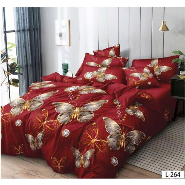 Lenjerie de pat FINET pentru 2 persoane, 6 piese , L264