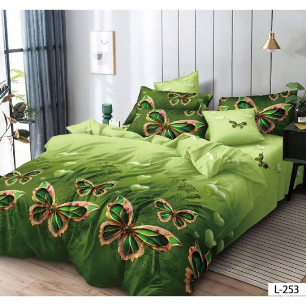 Lenjerie de pat FINET pentru 2 persoane, 6 piese , L253