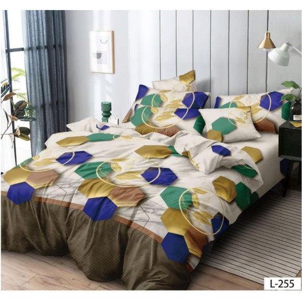 Lenjerie de pat FINET pentru 2 persoane, 6 piese , L255