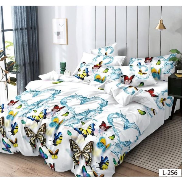 Lenjerie de pat FINET pentru 2 persoane, 6 piese , L256