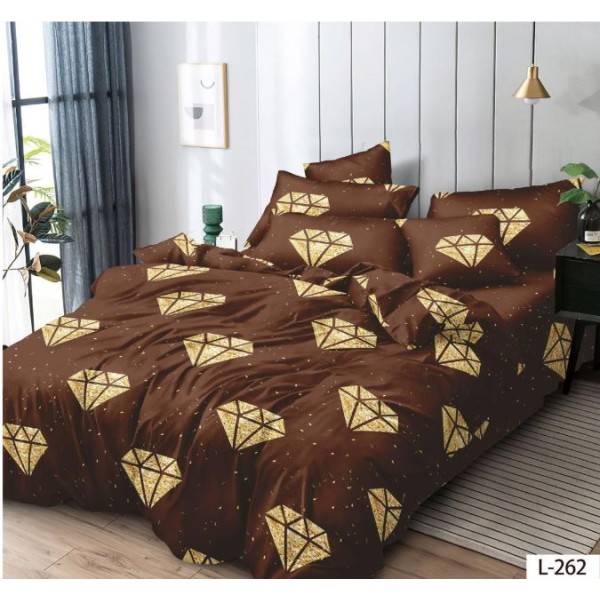 Lenjerie de pat FINET pentru 2 persoane, 6 piese , L262