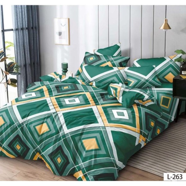 Lenjerie de pat FINET pentru 2 persoane, 6 piese , L263