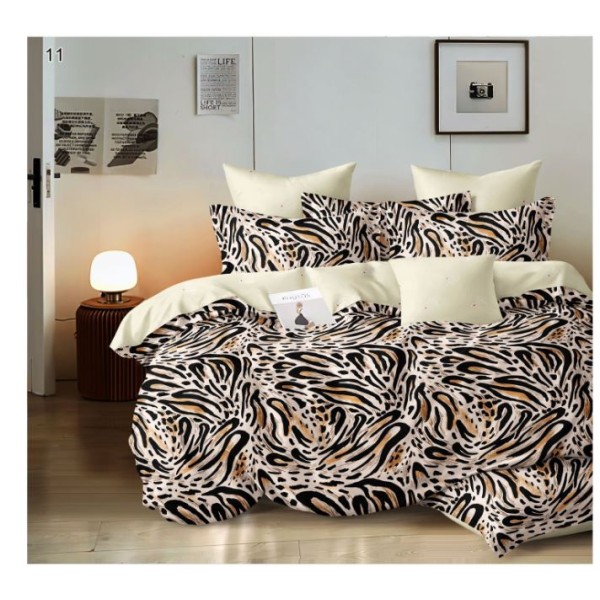 Lenjerie de pat dublu, Pucioasa, Finet, 6 piese, 2 persoane, 245x250cm LL-11 Lenjerie de pat dublu, Pucioasa, Finet, 6 piese, 2 persoane, 245x250cm LL-11