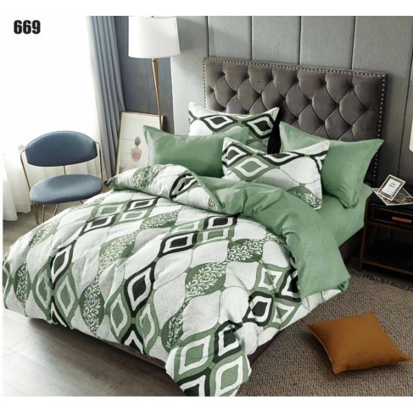 Lenjerie de pat dublu, Pucioasa, Finet, 6 piese, 2 persoane, 245x250cm LL-669 Lenjerie de pat dublu, Pucioasa, Finet, 6 piese, 2 persoane, 245x250cm LL-669