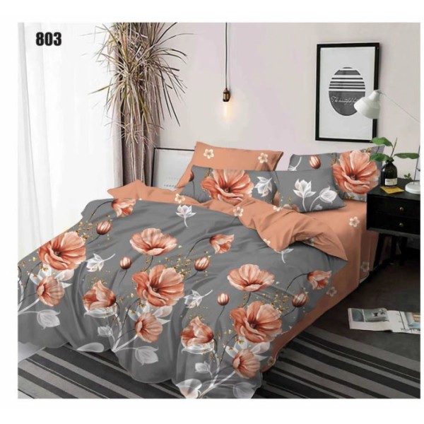 Lenjerie de pat dublu, Pucioasa, Finet, 6 piese, 2 persoane, 245x250cm LL-803 Lenjerie de pat dublu, Pucioasa, Finet, 6 piese, 2 persoane, 245x250cm LL-803