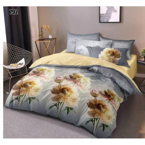 Lenjerie de pat dublu, Pucioasa, Finet, 6 piese, 2 persoane, 245x250cm LL-792 Lenjerie de pat dublu, Pucioasa, Finet, 6 piese, 2 persoane, 245x250cm LL-792