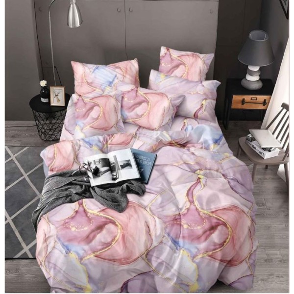 Lenjerie Bumbac Satinat, 4 Piese, 230 x 245 cm, N-020 Lenjerie Bumbac Satinat, 4 Piese, 230 x 245 cm, N-020