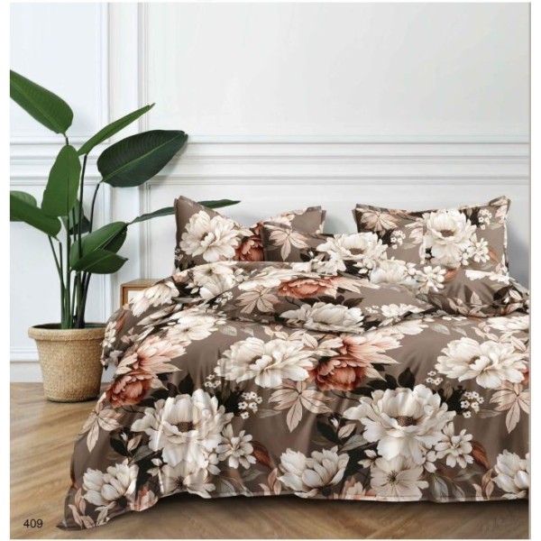Lenjerie Bumbac Satinat, 4 Piese, 230 x 245 cm, N-02 Lenjerie Bumbac Satinat, 4 Piese, 230 x 245 cm, N-02
