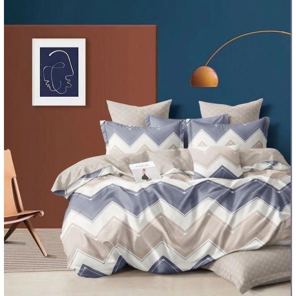Lenjerie Bumbac Satinat, 4 Piese, 230 x 245 cm, M-502 Lenjerie Bumbac Satinat, 4 Piese, 230 x 245 cm, M-502