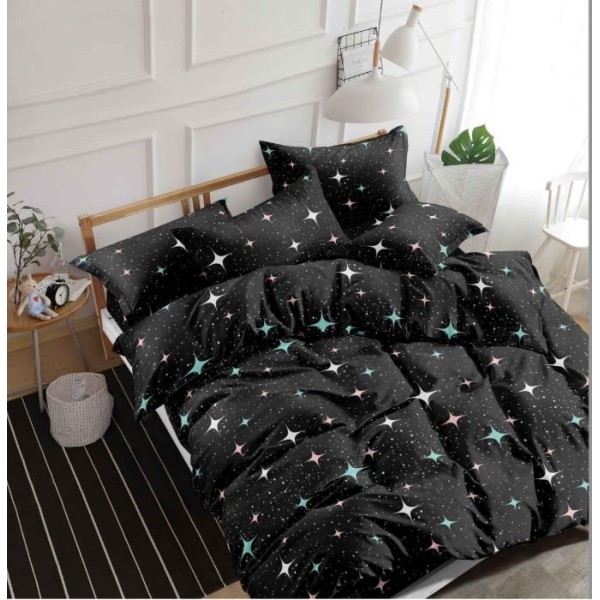 Lenjerie Bumbac Satinat, 4 Piese, 230 x 245 cm, N-012 Lenjerie Bumbac Satinat, 4 Piese, 230 x 245 cm, N-012