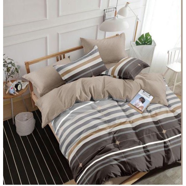 Lenjerie Bumbac Satinat, 4 Piese, 230 x 245 cm, M-732 Lenjerie Bumbac Satinat, 4 Piese, 230 x 245 cm, M-732