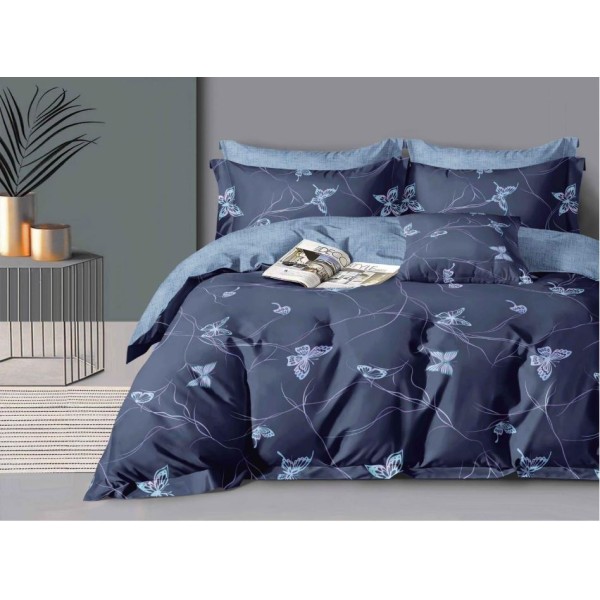 Lenjerie Bumbac Satinat, 4 Piese, 230 x 245 cm, M-2221 Lenjerie Bumbac Satinat, 4 Piese, 230 x 245 cm, M-2221