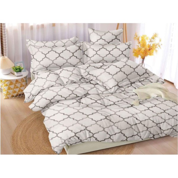 Lenjerie Bumbac Satinat, 4 Piese, 230 x 245 cm, M-2223 Lenjerie Bumbac Satinat, 4 Piese, 230 x 245 cm, M-2223