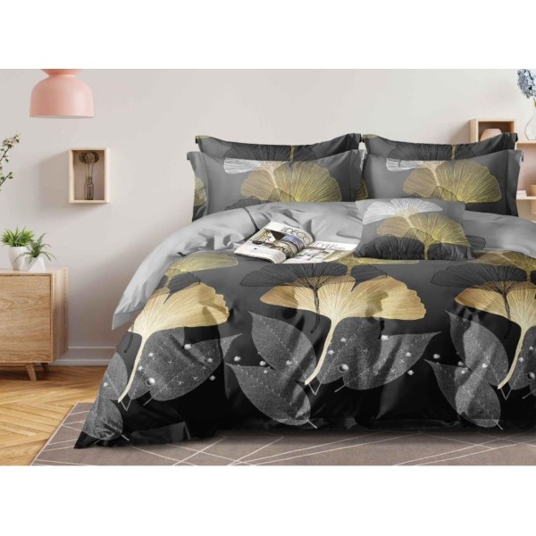 Lenjerie Bumbac Satinat, 4 Piese, 230 x 245 cm, M-2224 Lenjerie Bumbac Satinat, 4 Piese, 230 x 245 cm, M-2224