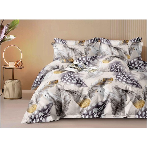 Lenjerie Bumbac Satinat, 4 Piese, 230 x 245 cm, M-2226 Lenjerie Bumbac Satinat, 4 Piese, 230 x 245 cm, M-2226