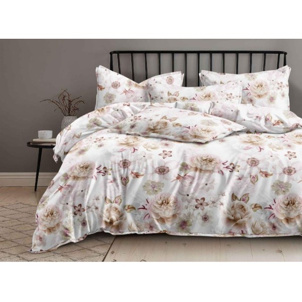 Lenjerie Bumbac Satinat, 4 Piese, 230 x 245 cm, M-2228 Lenjerie Bumbac Satinat, 4 Piese, 230 x 245 cm, M-2228