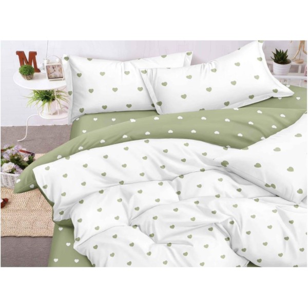 Lenjerie Bumbac Satinat, 4 Piese, 230 x 245 cm, M-2229 Lenjerie Bumbac Satinat, 4 Piese, 230 x 245 cm, M-2229