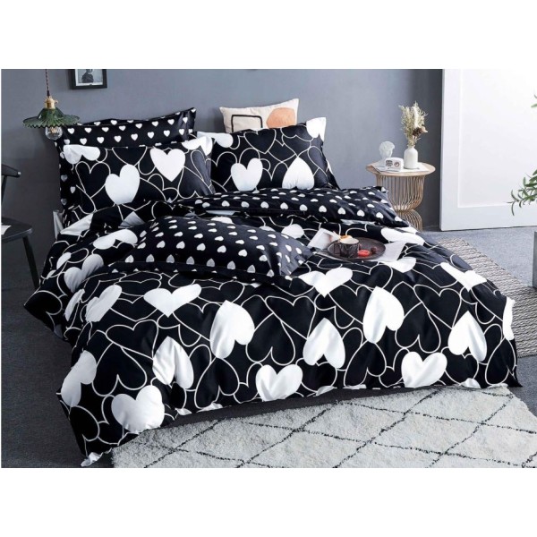 Lenjerie Bumbac Satinat, 4 Piese, 230 x 245 cm, M-2231 Lenjerie Bumbac Satinat, 4 Piese, 230 x 245 cm, M-2231