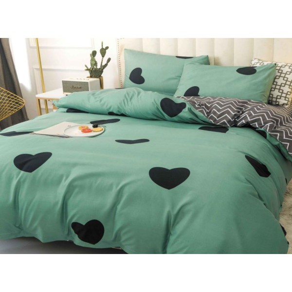 Lenjerie Bumbac Satinat, 4 Piese, 230 x 245 cm, M-2234 Lenjerie Bumbac Satinat, 4 Piese, 230 x 245 cm, M-2234
