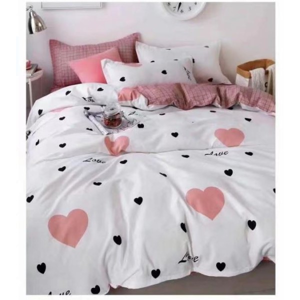 Lenjerie Bumbac Satinat, 4 Piese, 230 x 245 cm, M-2238 Lenjerie Bumbac Satinat, 4 Piese, 230 x 245 cm, M-2238