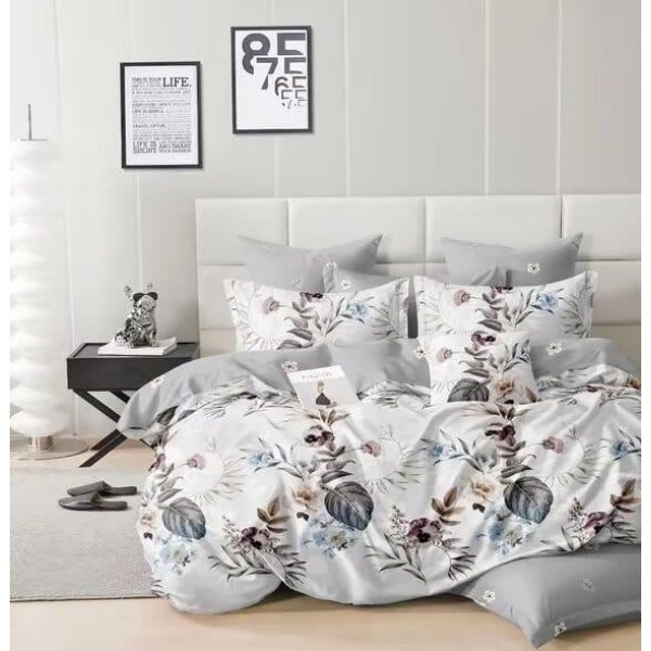 Lenjerie Bumbac Satinat, 4 Piese, 230 x 245 cm, M-713 Lenjerie Bumbac Satinat, 4 Piese, 230 x 245 cm, M-713