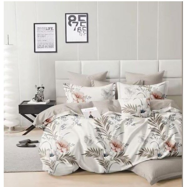 Lenjerie Bumbac Satinat, 4 Piese, 230 x 245 cm, M-611 Lenjerie Bumbac Satinat, 4 Piese, 230 x 245 cm, M-611