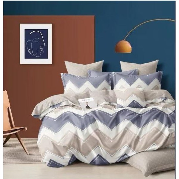 Lenjerie Bumbac Satinat, 4 Piese, 230 x 245 cm, M-5022 Lenjerie Bumbac Satinat, 4 Piese, 230 x 245 cm, M-5022