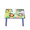 Set masuta cu doua scaune pentru copii, din MDF, Turcoaz, Animale Din Jungla ,59x39x40 cm, W-22 Set masuta cu doua scaune pentru copii, din MDF, Turcoaz, Animale Din Jungla ,59x39x40 cm, W-22