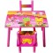 Set masuta cu doua scaune pentru copii, din MDF, Roz ,59x39x40 cm, CD-37 Set masuta cu doua scaune pentru copii, din MDF, Roz ,59x39x40 cm, CD-37