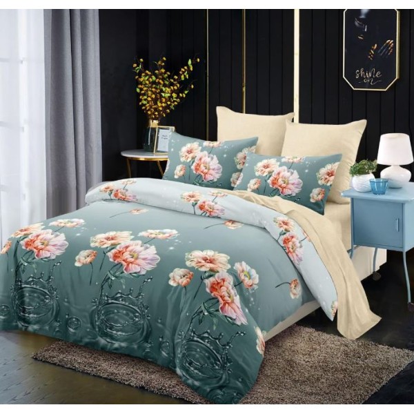 Lenjerie de pat FINET pentru 2 persoane, 6 piese, 230cm x 250cm, C-837