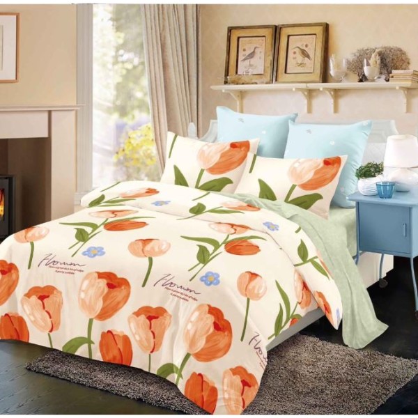 Lenjerie de pat FINET pentru 2 persoane, 6 piese, 230cm x 250cm, C-619