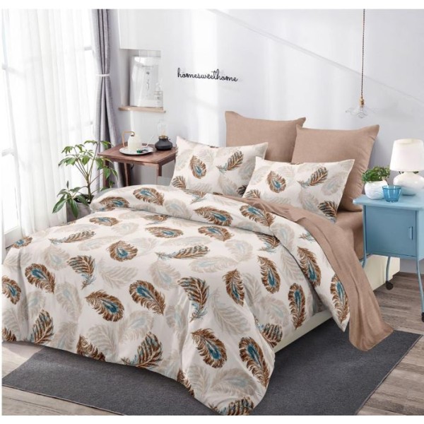 Lenjerie de pat FINET pentru 2 persoane, 6 piese, 230cm x 250cm, C-776