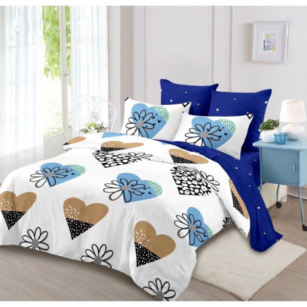 Lenjerie de pat FINET pentru 2 persoane, 6 piese, 230cm x 250cm, C-691