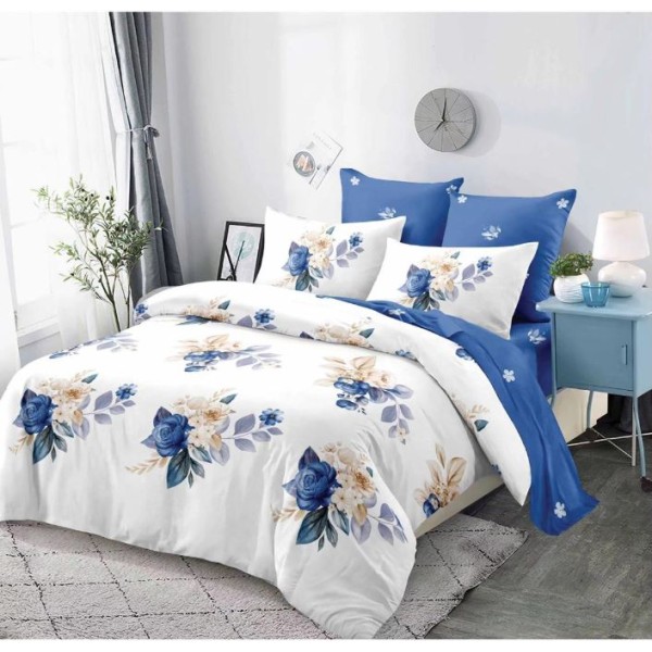 Lenjerie de pat FINET pentru 2 persoane, 6 piese, 230cm x 250cm, C-769