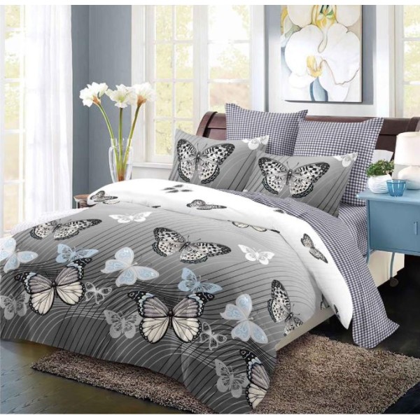 Lenjerie de pat FINET pentru 2 persoane, 6 piese, 230cm x 250cm, C-690