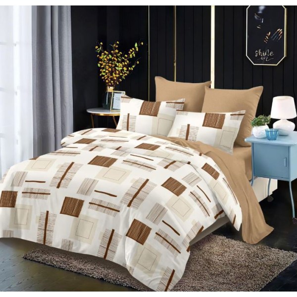 Lenjerie de pat FINET pentru 2 persoane, 6 piese, 230cm x 250cm, C-869