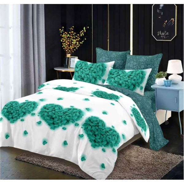 Lenjerie de pat FINET pentru 2 persoane, 6 piese, 230cm x 250cm, C-848