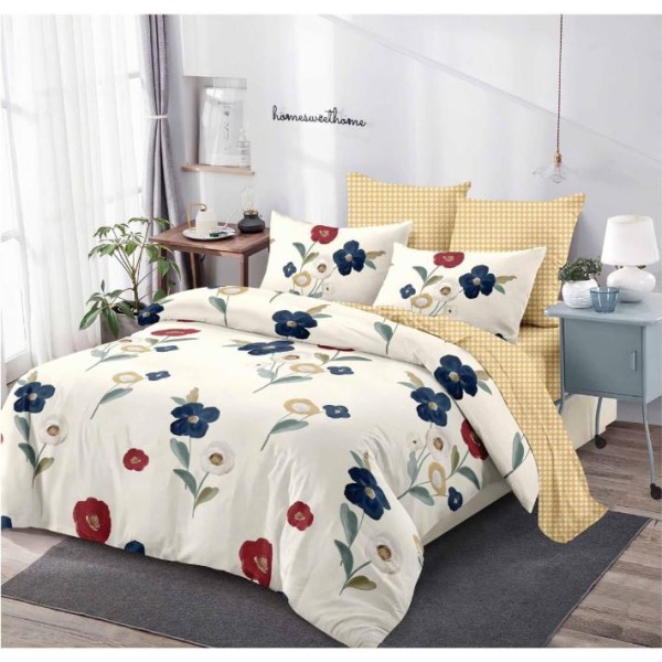 Lenjerie de pat FINET pentru 2 persoane, 6 piese, 230cm x 250cm, C-805