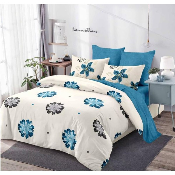 Lenjerie de pat FINET pentru 2 persoane, 6 piese, 230cm x 250cm, C-813