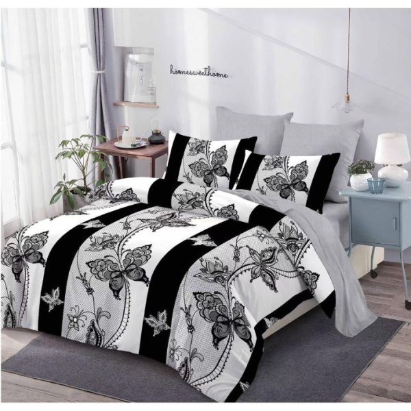 Lenjerie de pat FINET pentru 2 persoane, 6 piese, 230cm x 250cm, C-801