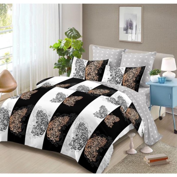 Lenjerie de pat FINET pentru 2 persoane, 6 piese, 230cm x 250cm, C-862