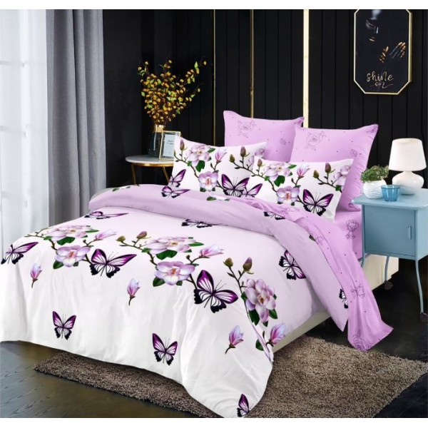 Lenjerie de pat FINET pentru 2 persoane, 6 piese, 230cm x 250cm, C-626 Lenjerie de pat FINET pentru 2 persoane, 6 piese, 230cm x 250cm, C-626