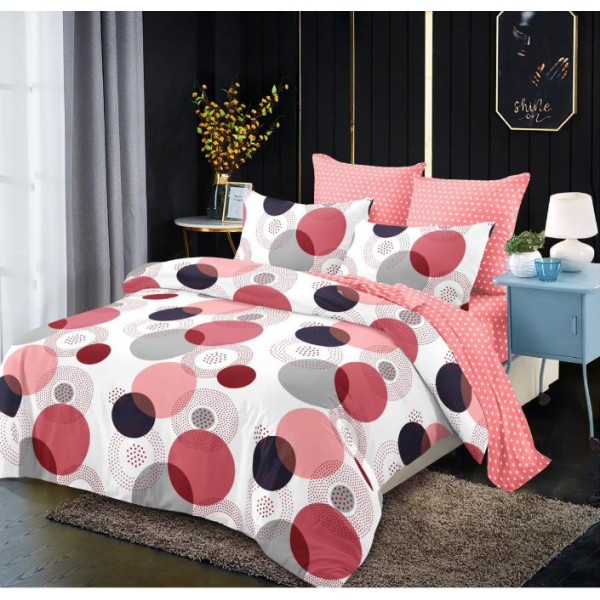 Lenjerie de pat FINET pentru 2 persoane, 6 piese, 230cm x 250cm, C-834 Lenjerie de pat FINET pentru 2 persoane, 6 piese, 230cm x 250cm, C-834